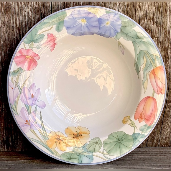 Vintage Discontinued MIKASA Optima SPRING LEGACY Rimmed Soup Bowl Replacement - Picture 4 of 13